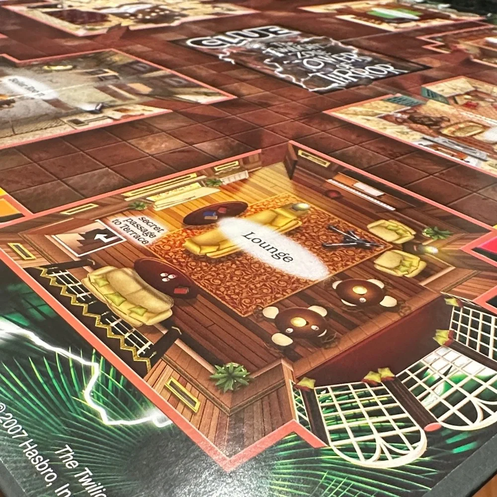 Disney Clue Twilight Zone Tower of Terror board Game replacement pieces read